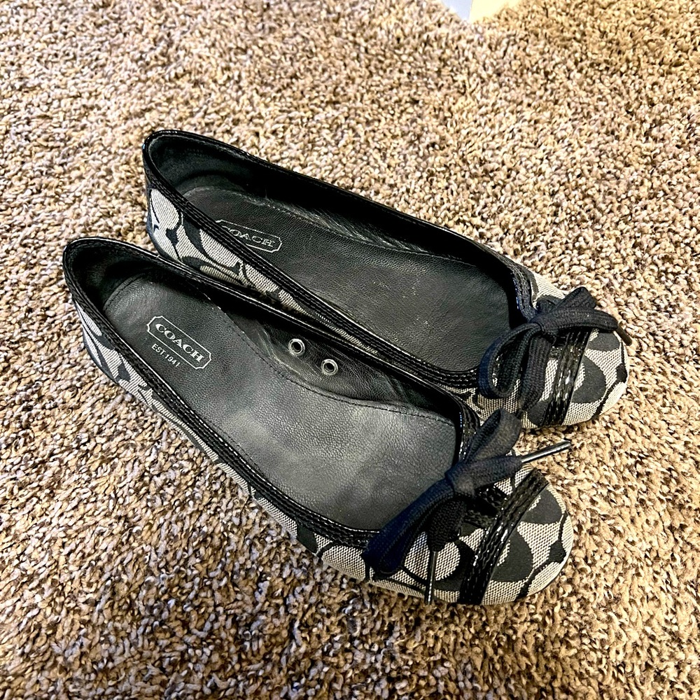 Coach ballet flats